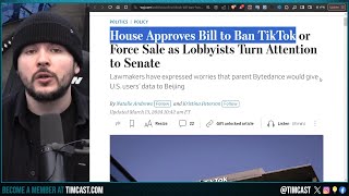 TIKTOK BAN HAS BEEN PASSED Congress Votes To ban App Unless They Divest BUT ITS NOT LAW YET [upl. by Netsryk]