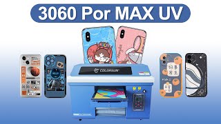 New Upgrade 3060 Pro Max A3 UV Printer with Double Printheads for Phone Case Wood Metal [upl. by Thebazile362]