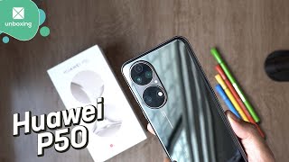 Huawei P50  Unboxing en español [upl. by Palmira]