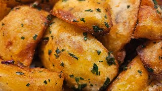 Crispy potatoes that I will make every day potatoes food cooking [upl. by Aydni]