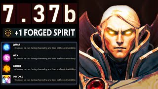 737B PATCH BEST BUFF FOR INVOKER Dota 2 Invoker [upl. by Hoashis]