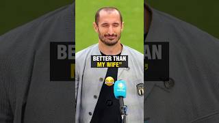 CHIELLINI TALKING ABOUT BONUCCI😱😂 [upl. by Undry]