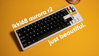 Is This Keyboard Still Relevant  Ikki68 Aurora R2 Snow  Review amp Typing Test  Radiant Red [upl. by Hafinah106]