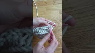 How to knit the double garter stitch knitting [upl. by Ennaitsirhc]