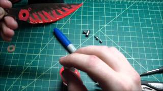 Acid Etching the Knife Blade Tutorial [upl. by Alrats]