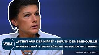 WAGENKNECHT quotEs entstehen Rissequot Koalitionsverhandlungen mit CDU in Thüringen BSW auf der Kippe [upl. by Ruiz]