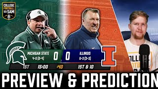 Michigan State vs Illinois Preview amp Prediction 2024 [upl. by Netsrek]