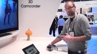 Sony HDRTD10 3D Handycam at CES 2011  Which first look review [upl. by Podvin]