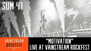 Sum 41  Motivation  Vainstream Rockfest 2022 [upl. by Annovad598]