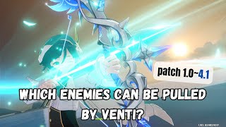 Which enemy can be suckedliftedpulled by Ventis burst 1041 [upl. by Eirod]