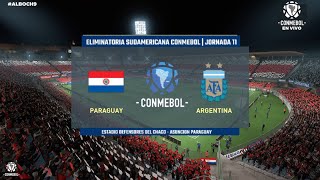 Paraguay vs Argentina  Eliminatoria de CONMEBOL al MUNDIAL 2026 JORNADA 11  FIFA21 [upl. by Mareld]