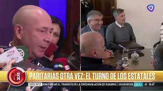 Paritarias el gobierno recibe a estatales [upl. by Atsuj145]