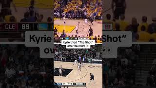 Kyrie Irving tried THE SHOT over Wembanyama shorts [upl. by Ylrebme]