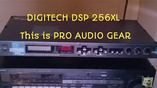 S4E4 Digitech DSP 256XL Multi Effects Stereo PRO AUDIO Digital Sound Processor Demo [upl. by Eahsat]