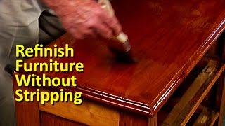 Refinish Furniture Without Stripping [upl. by Whale892]