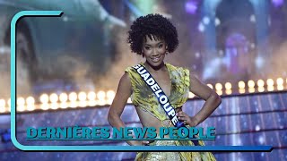 Miss France 2024  Miss Guadeloupe chute en plein show et entraîne une camarade [upl. by Lytton]