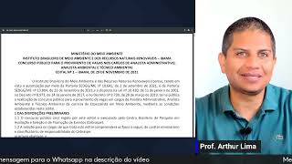 Concurso IBAMA 2024  autorização oficial em breve  Analistas Administrativos e Ambientais [upl. by Grigson]