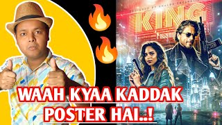 KING POSTER REACTION  SRK [upl. by Bret]