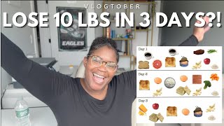 Vlogtober  LOSE 10 POUNDS IN 3 DAYS [upl. by Narf]