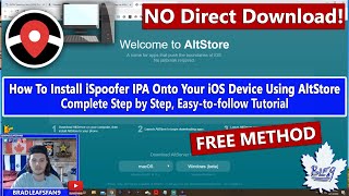 How To Install iSpoofer Using AltStore  Full Commentary Easytofollow Walkthrough  Tutorial [upl. by Nnyleuqcaj]