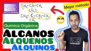 ✅NOMENCLATURA ALCANOS ALQUENOS y ALQUINOS  𝘼𝙥𝙧é𝙣𝙙𝙚𝙡𝙤 𝙔𝘼 😎​🫵​💯​ Química ORGÁNICA [upl. by Neibart310]