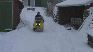 Toylander driving in snow [upl. by Odeen]