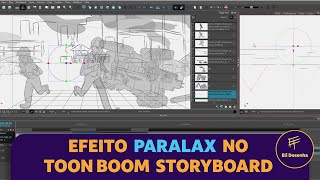 Como Fazer Paralax no Toon Boom Storyboard Pro [upl. by Tteltrab]