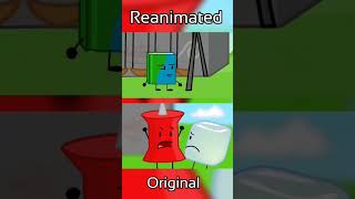 BFDIA 5a Reanimated Vs Original bfdia bfb bfdi idfb tpot objectshowcommunity [upl. by Aelem]