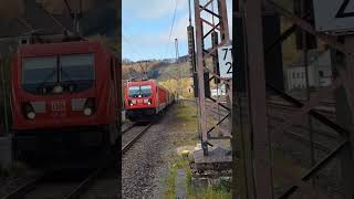 Eine BR 187 188 in Lennestadt  Meggen train zug trainspotting eisenbahn railway [upl. by Jenn]