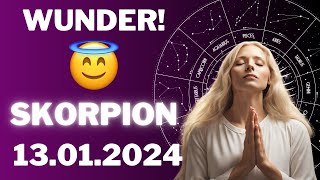 SKORPION ♏️⭐️ EIN WUNDER FÜR DICH 😱 Horoskop  13Januar 2024 skorpion tarot [upl. by Redfield142]