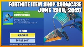 Fortnite Item Shop NEW DUMPSTER FLIER GLIDER June 19th 2020 Fortnite Battle Royale [upl. by Angy]