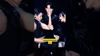 San and SeongHwa Hot ateez sanateez seonghwa [upl. by Seedman]