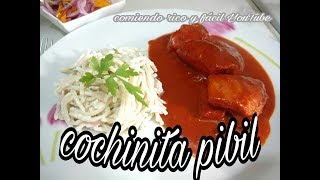 COCHINITA PIBIL A MI ESTILO EN ESTUFACOMIENDO RICO Y FACIL [upl. by Waverley567]