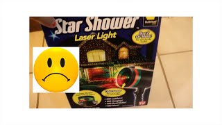 Broken Star Shower Laser Light [upl. by Brooking]