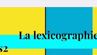 La lexicographie s2  la methode de préparer à lexamen [upl. by Aivata]