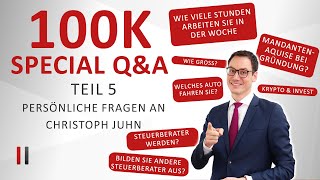 100k Special QampA Wie sieht der Arbeitsalltag von Christoph Juhn aus Teil 5 [upl. by Ruyle]