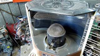 Vintage National Kerosine Heater Demo [upl. by Nilyahs]