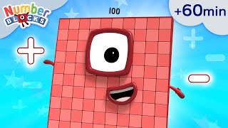 Learn Addition and Subtraction Level 4  Learn to Count  Maths Cartoons for Kids  Numberblocks [upl. by Arraeis]