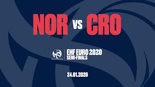 RELIVE  Norway vs Croatia  Semifinals  Mens EHF EURO 2020 [upl. by Jana856]