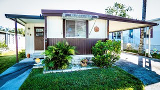 Florida Mobile Home For Sale  Water Front Community on Tampa Bay Fishing Pier amp Dog Friendly [upl. by Eignav]