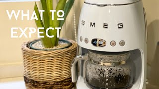 SMEG Drip Filter Coffee Machine Unboxing and How to Use [upl. by Ariik]