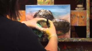 How To Paint Moss And Rocks [upl. by Ventre]