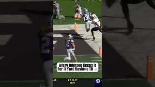 Avery Johnson 💨 BURNS Oklahoma State for 11Yard Rushing TD  Kansas State vs Oklahoma State [upl. by Antonetta90]