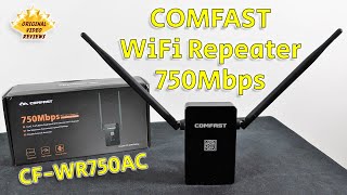 Comfast 750Mbps WiFi Repeater Review Model CFWR750AC 📶 [upl. by Fasto]