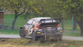 WRC Central European Rally 2024Friday HighlightsAction [upl. by Keverne]