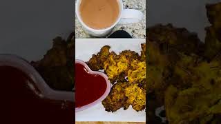 Air Fryer Onion Pakodas II How to make Onion Bhaji in Air Fryer Shorts [upl. by Terej]