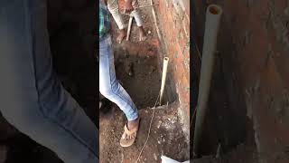 How to install earthing copper platearthing copper plet kaise lagaen [upl. by Weidman]