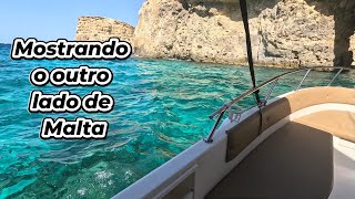 TUDO SOBRE A ILHA DE GOZO E A LAGOA AZUL [upl. by Annuahsal]