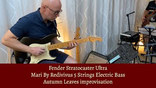 Autumn Leaves Guitar and Bass improvisation [upl. by Sidwohl348]