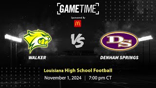 Walker vs Denham Springs  Louisiana  11012024 [upl. by Feetal287]